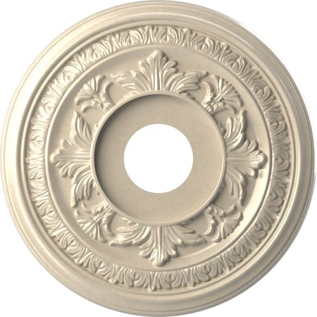 Ekena Millwork Baltimore PVC Medallion (Canopies up to 6 1/2"), 16"OD x 3 1/2"ID x 1"P, Metallic Mist CMP16BAEPE